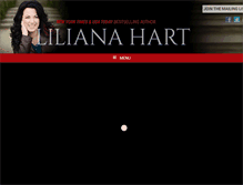 Tablet Screenshot of lilianahart.com